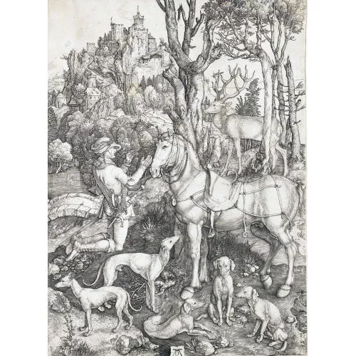 Albrecht Dürer — Der heilige Eustachius.