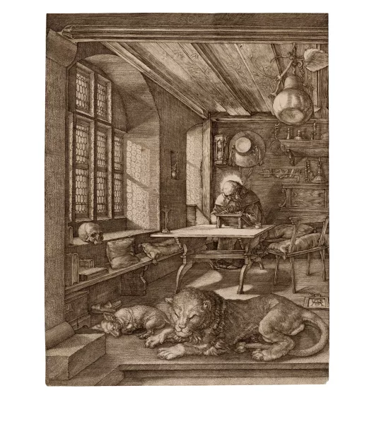 Albrecht Dürer — Hieronymus im Gehäus