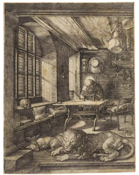 Albrecht Dürer — Hieronymus im Gehäus