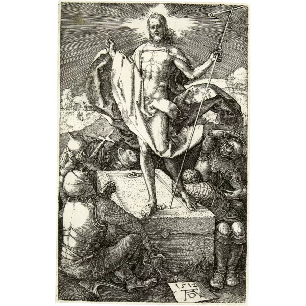 Albrecht Dürer — Die Auferstehung Sheet 15 of the series "Die Kupferstich-Passion"