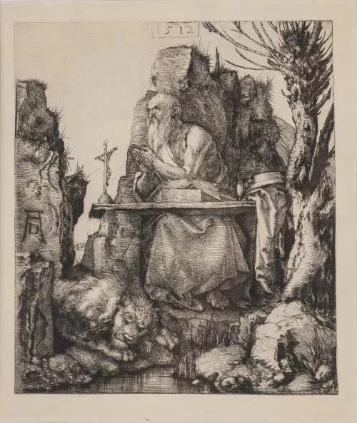 Albrecht Dürer — Albrecht Dürer (1471-1528), "Saint Jérôme".