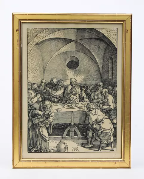 Albrecht Dürer , d'après, — La Cène — Piguet Hôtel des Ventes