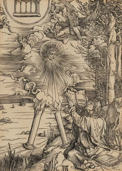 Albrecht Dürer — Johannes, das Buch verschlingend