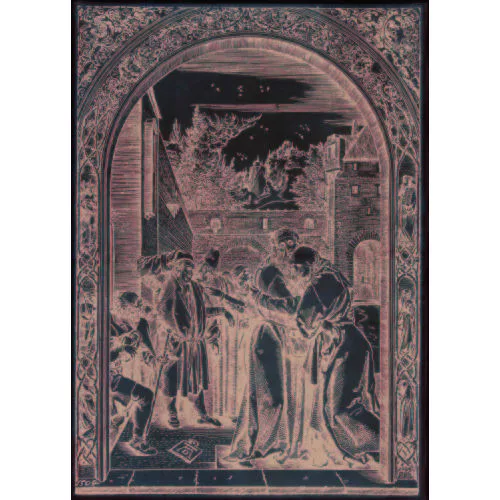 Albrecht Dürer — Joachim und Anna unter der Goldenen Pforte.