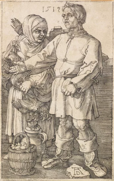 Albrecht Dürer — Der Marktbauer und sein Weib