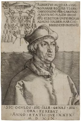 Albrecht Dürer — Der Kardinal Albrecht von Brandenburg, 1519