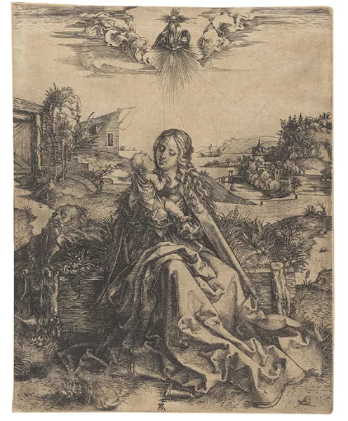 Albrecht Dürer — Die Heilige Familie mit der Libelle
