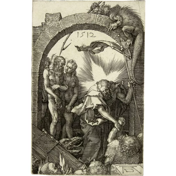 Albrecht Dürer — Christus in der Vorhölle Sheet 1 4 of the series "Die Kupferstich-Passion"