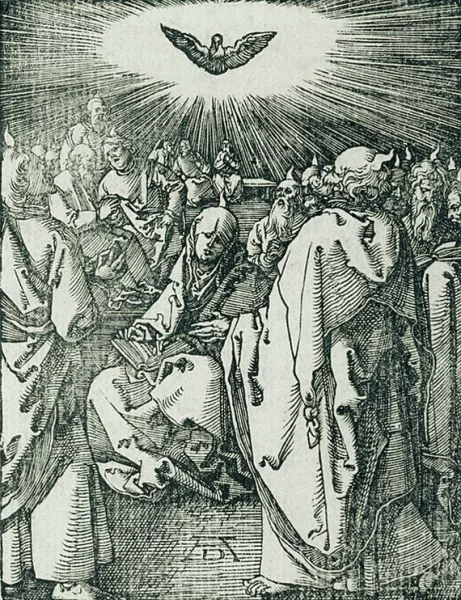 Albrecht Dürer — Die Sendung des Heiligen Geistes