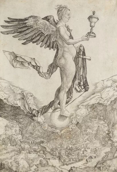 Albrecht Dürer — Nemesis (Das große Glück)