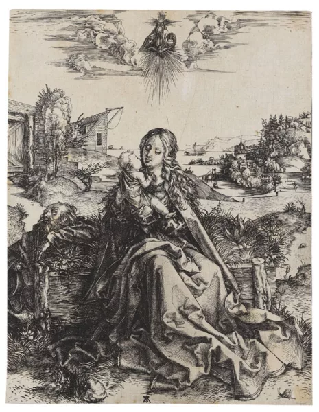 Albrecht Dürer — Die Heilige Familie mit der Libelle