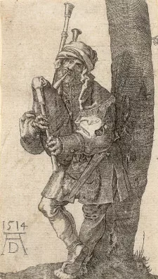 Albrecht Dürer — Der Dudelsackpfeifer, 1514