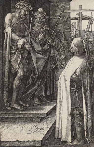 Albrecht Dürer — Ecce Homo. Blatt 8 aus der Kupferstich-Passion