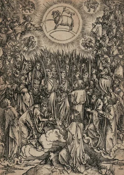 Albrecht Dürer — Lobgesang der Auserwählten im Himmel