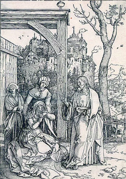 Albrecht Dürer — Christi Abschied von seiner Mutter