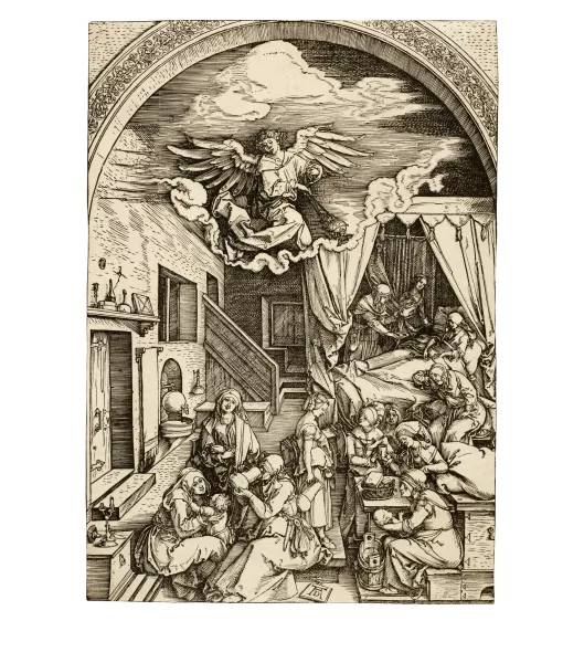 Albrecht Dürer — Die Geburt Mariens Sheet 5 from the series "Das Marienleben", early impression