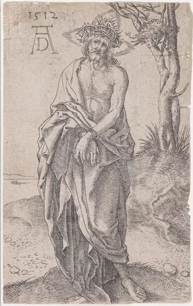 Albrecht Dürer — "L'Homme de douleur debout aux mains liées"