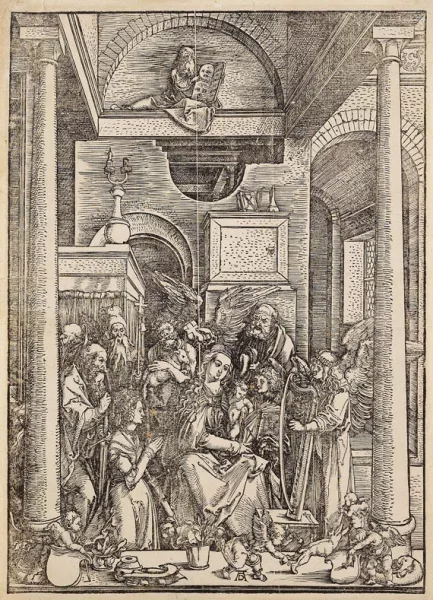 Albrecht Dürer — Mariens Verehrung (Verherrlichung Mariens)