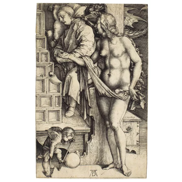 Albrecht Dürer — Die Versuchung des Müssiggängers - Der Traum - Der Traum des Doktors