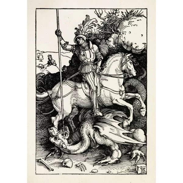 Albrecht Dürer — Der heilige Georg zu Pferd