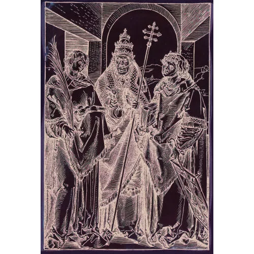Albrecht Dürer — Die Heiligen Stephanus, Sixtus und Laurentius.