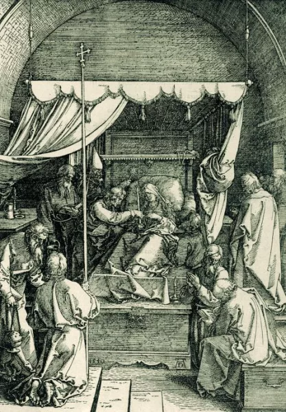 Albrecht Dürer — Der Tod Mariens