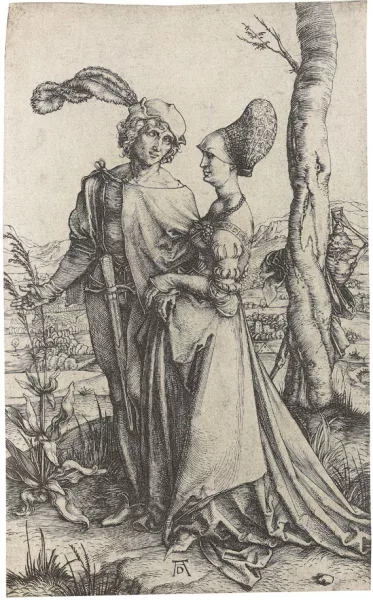 Albrecht Dürer — Das Liebespaar und der Tod (Der Spaziergang)