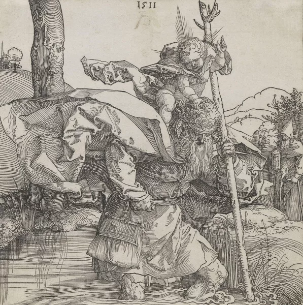 Albrecht Dürer — Saint Christophe
