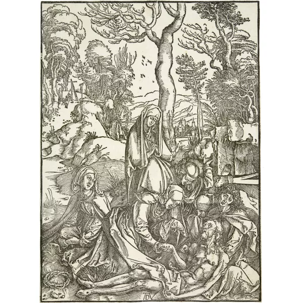 Albrecht Dürer — Die Beweinung Christi Sheet 9 of the series "Die grosse Holzschnittpassion"