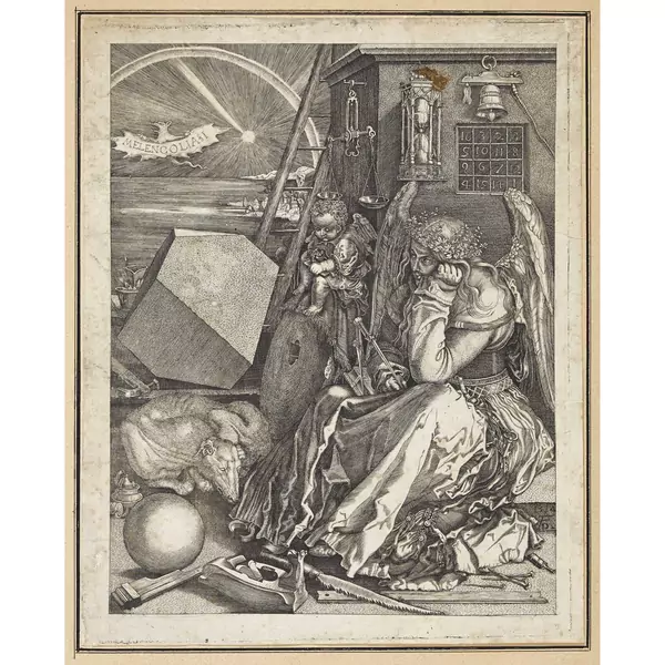 "Die Melancholie (Melencolia I)"