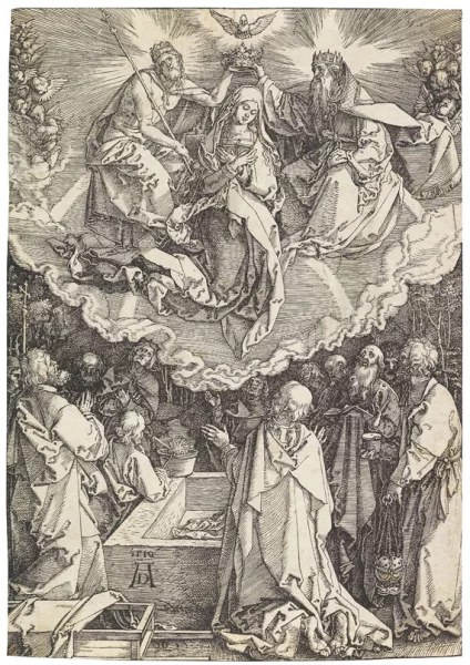 Albrecht Dürer — 1 Bl. Maria Himmelfahrt und Krönung.