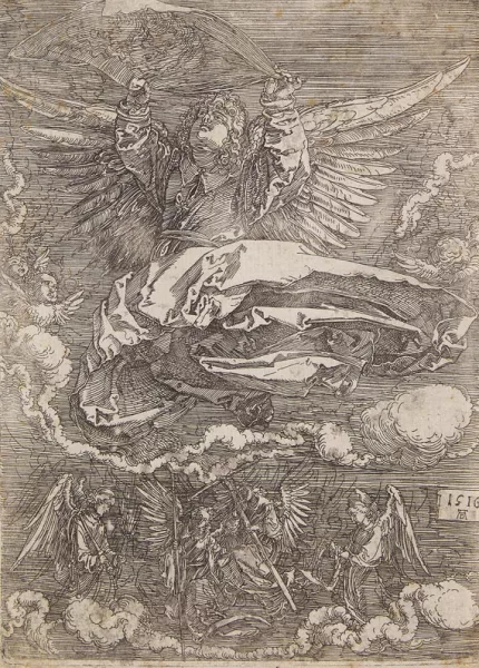 Albrecht Dürer — Das Schweißtuch, von einem Engel gehalten