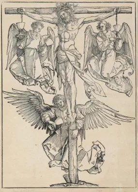 Albrecht Dürer — Christus am Kreuz mit den drei Engeln