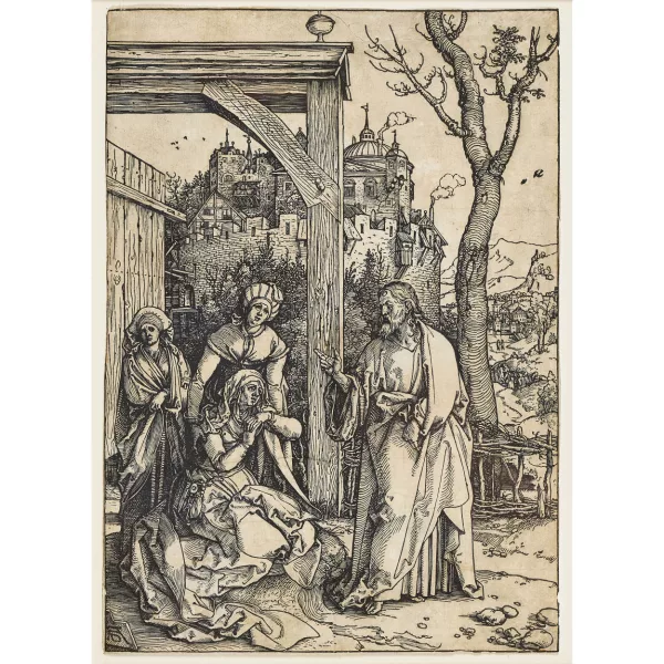 Albrecht Dürer — "Christus nimmt Abschied von seiner Mutter".