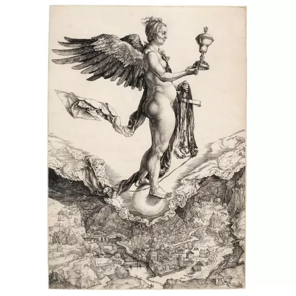Albrecht Dürer — Nemesis - Das grosse Glück — Galerie Kornfeld