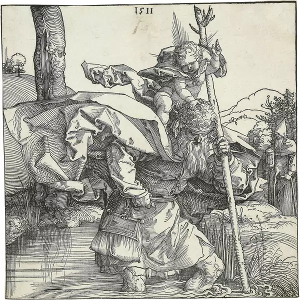 Albrecht Dürer — Der heilige Christophorus — Galerie Kornfeld