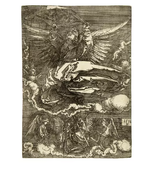 Albrecht Dürer — Das Schweisstuch, von einem Engel gehalten - The Sudarium Held by One Angel — Galerie Kornfeld