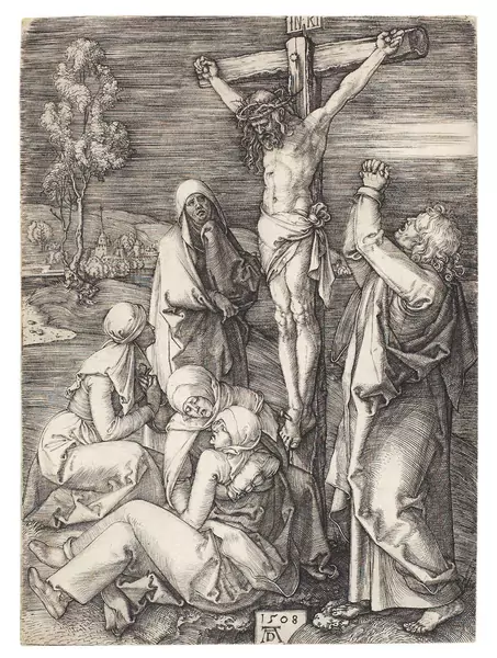 Albrecht Dürer — Christus am Kreuz — Galerie Kornfeld