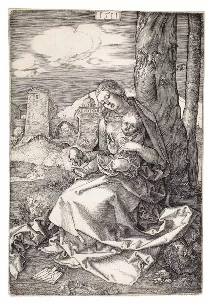 Albrecht Dürer — Madonna mit der Birne — Galerie Kornfeld