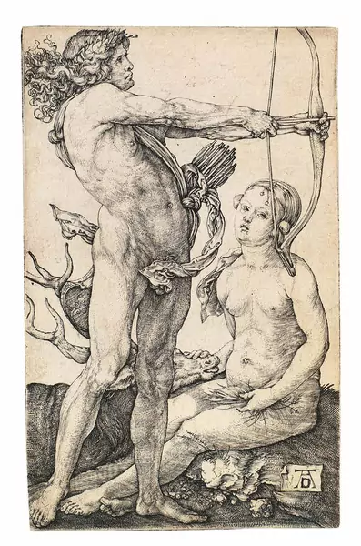 Albrecht Dürer — Apollo und Diana — Galerie Kornfeld