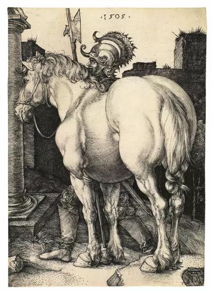 Albrecht Dürer — Das grosse Pferd — Galerie Kornfeld