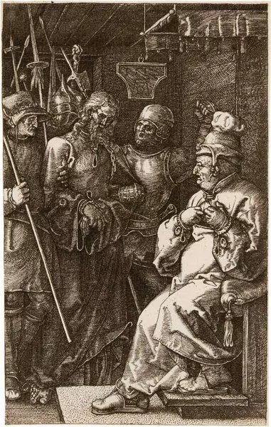 Albrecht Dürer — Christus vor Kaiphas — Galerie Kornfeld