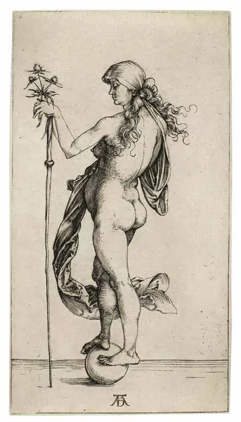 Albrecht Dürer — Das kleine Glück – Kleine Fortuna — Galerie Kornfeld