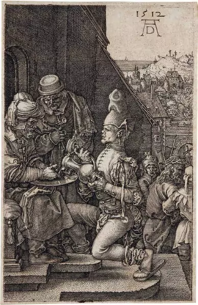 Albrecht Dürer — Pilatus wäscht sich die Hände — Galerie Kornfeld