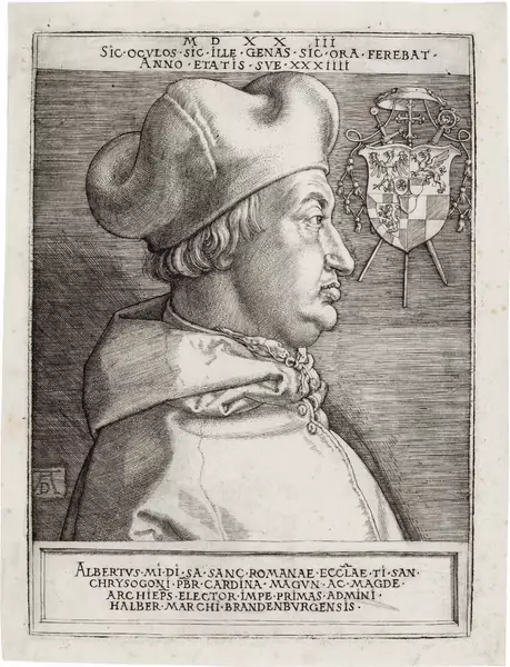 Albrecht Dürer — Cardinal Albrecht von Brandenburg – Der grosse Cardinal — Galerie Kornfeld