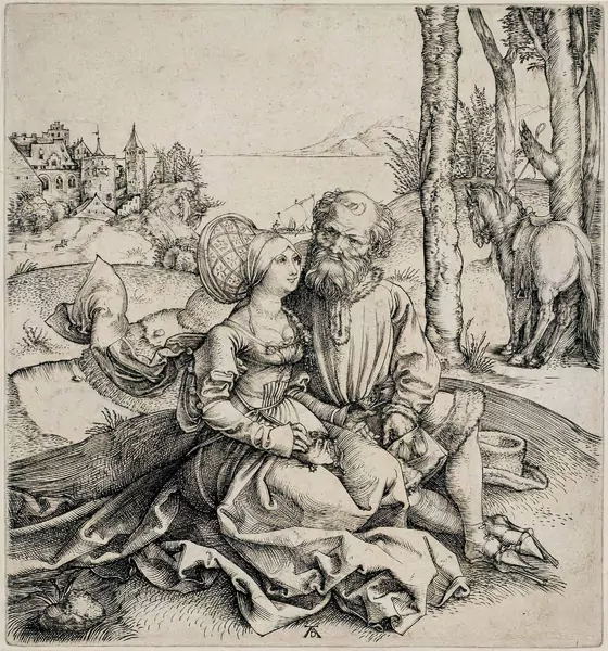 Albrecht Dürer — Der Liebesantrag — Galerie Kornfeld