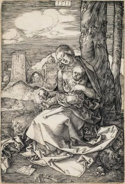 Albrecht Dürer — Die Madonna mit der Birne — Galerie Kornfeld