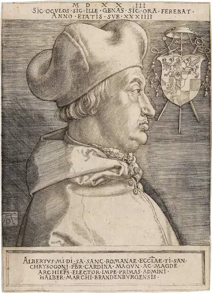 Albrecht Dürer — Kardinal Albrecht von Brandenburg – Der grosse Kardinal — Galerie Kornfeld