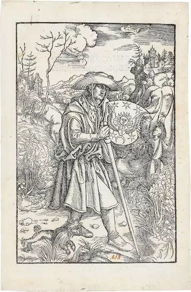 Albrecht Dürer — Johannes Gerson als Pilger — Galerie Kornfeld