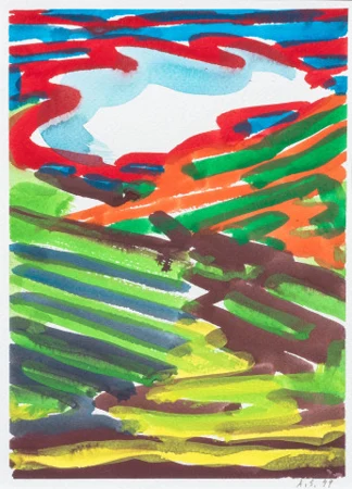 Landschaft mit Wolke, 1999